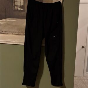 Nike Black Jogger Pants with White Logo